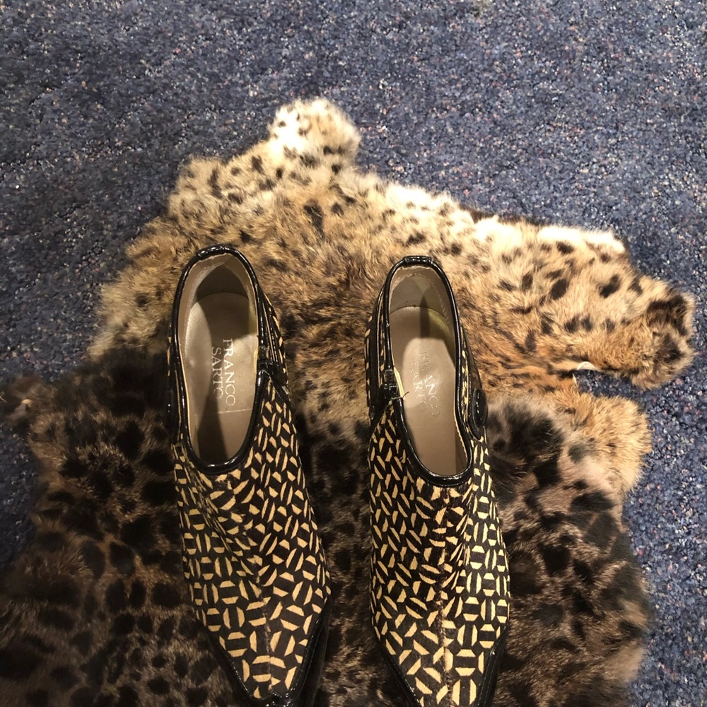 Franco Sarto ankle booties.